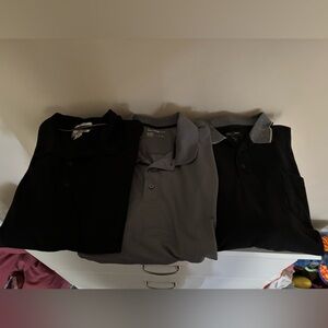 Men’s 4xl Collared Shirts - 4 short sleeve and 1 long sleeve